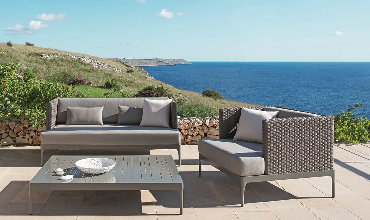 Алюминиевый прямоугольный садовый столик Ethimo ARCH-00077507