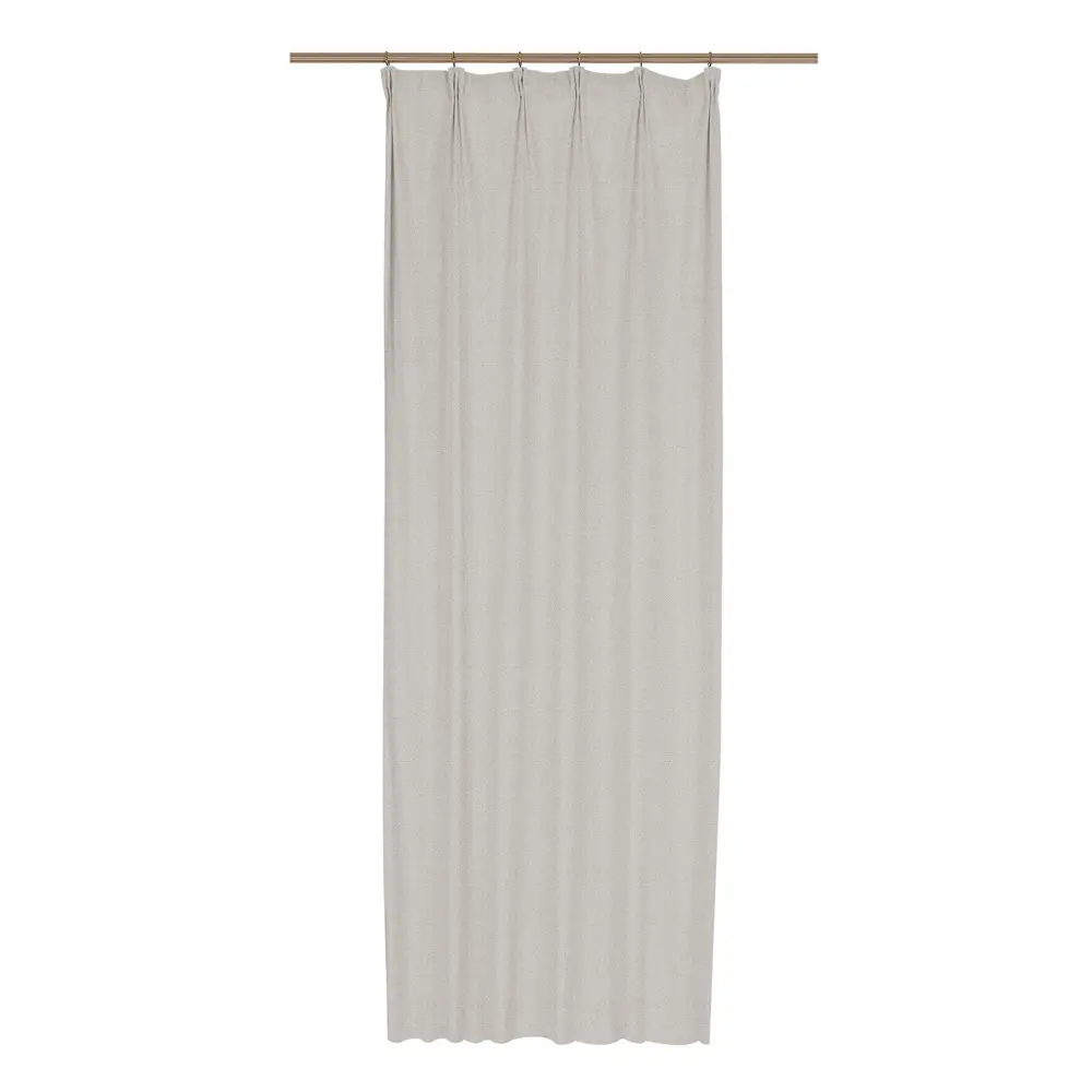 Штора на ленте Paula 160x260 см цвет кремовый 82922241 STLM-2039658 INSPIRE 