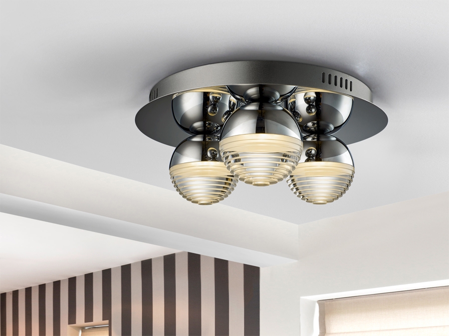 057977 Потолочный светильник 3L LED Ø34 Schuller Flavia - Вид №1