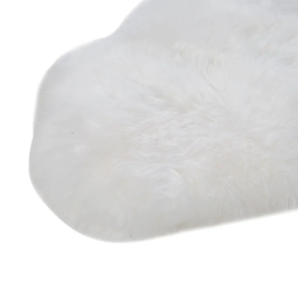 Шкура Овечья двойная 50x155 см шерсть цвет белый Santreyd STLM-2004010 - Вид №2