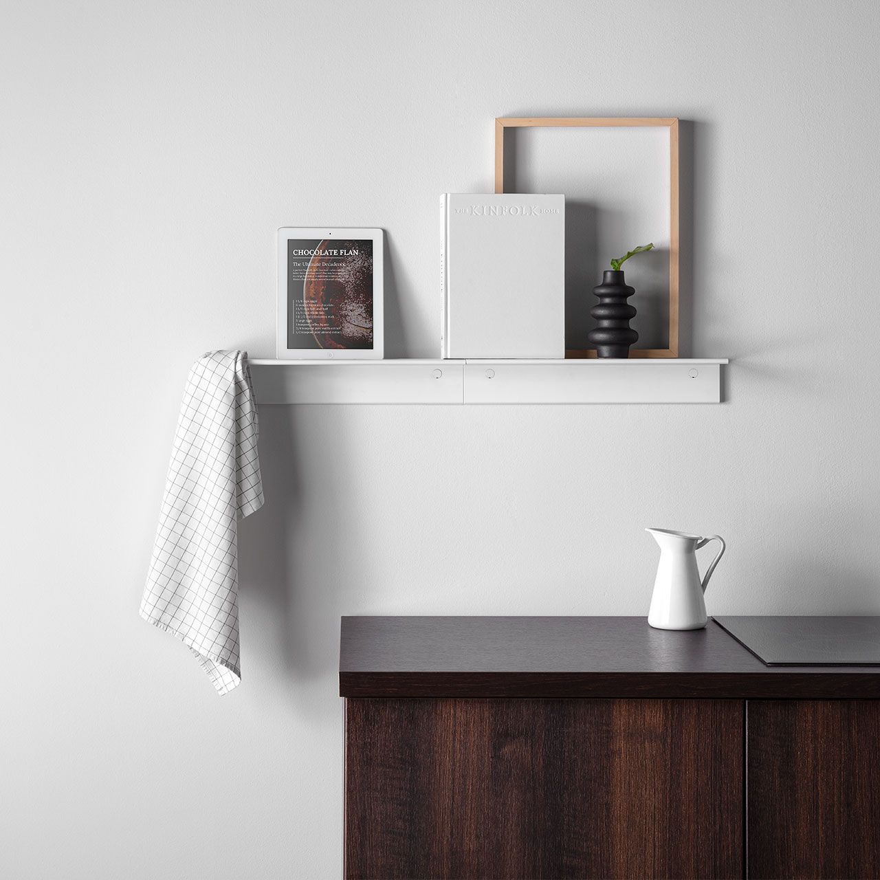 Алюминиевая полка / держатель для полотенец EVER Life Design Lissom Slim ARCH-00056695 - Вид №4