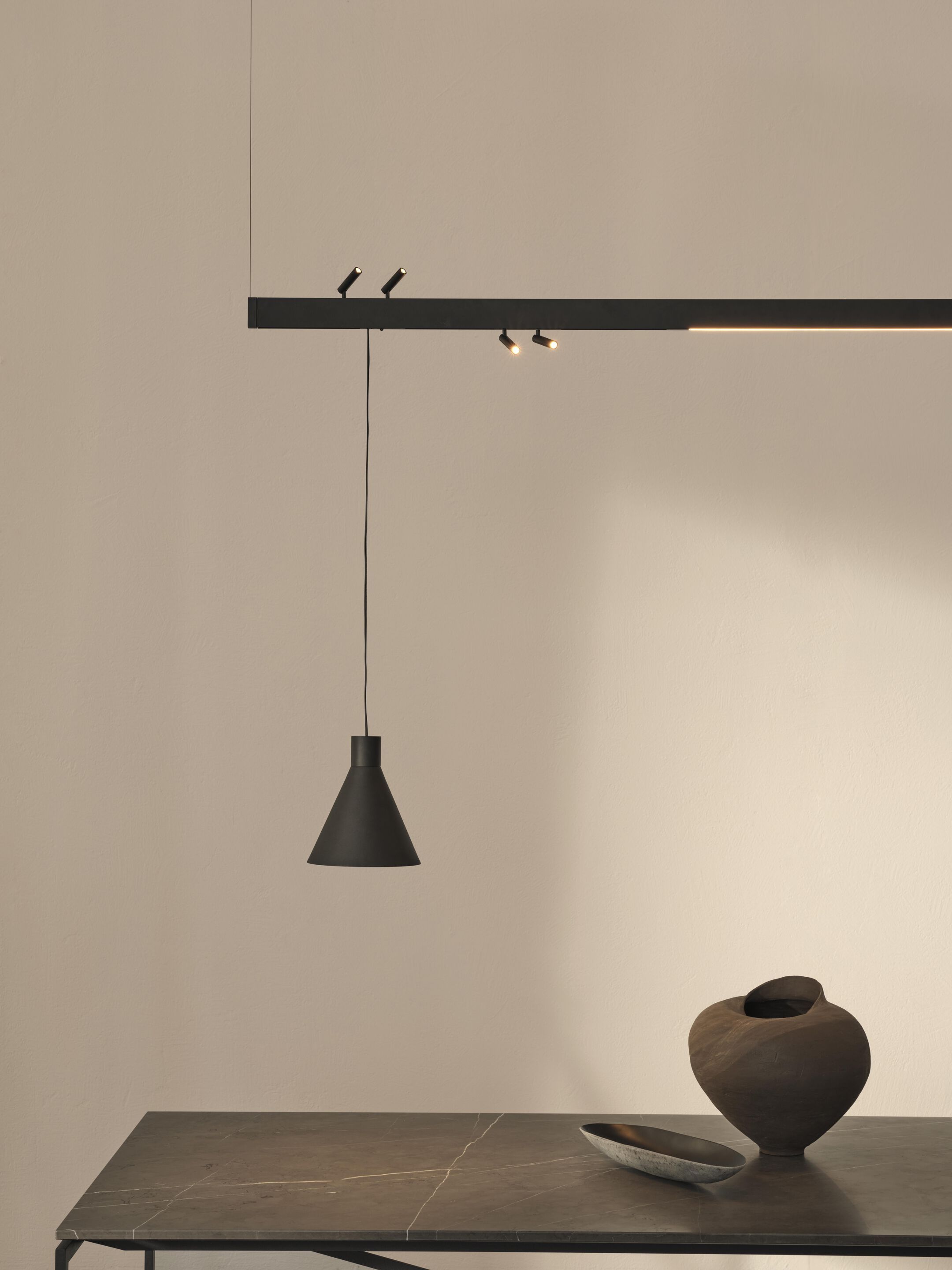 Стальной светодиодный подвесной светильник DE PADOVA LINEAR LIGHT SYSTEM ARCH-00058740 - Вид №4