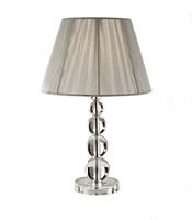 072721 Настольная лампа серебро 1L большая Schuller Mercury - Вид №1