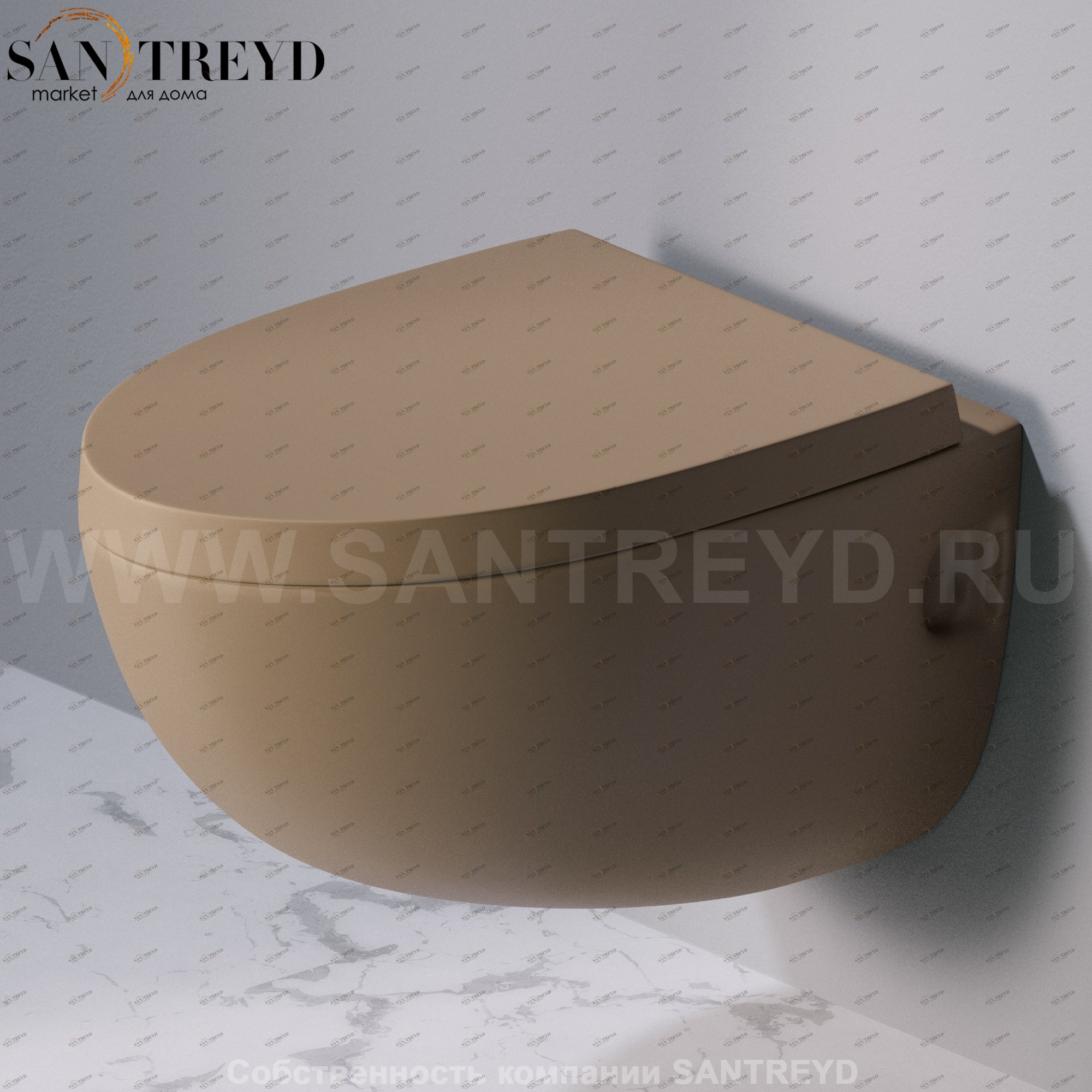 S511.132 Подвесной унитаз настенный Желтый A. e T. Italia OVAL Италия AeT ITALIA