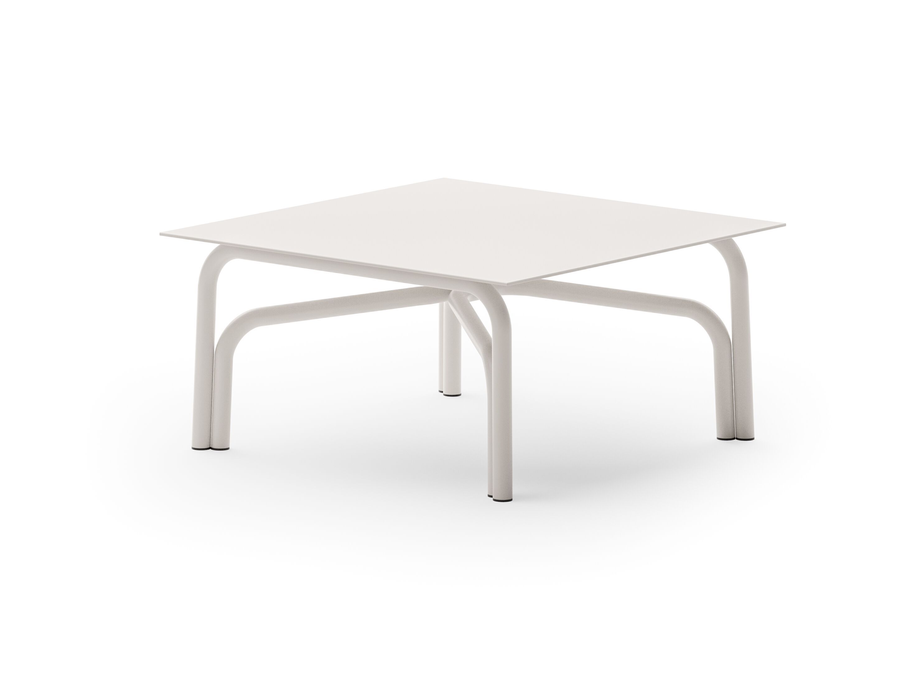 Алюминиевый низкий квадратный садовый стол Unopiù Salò ARCH-00058300 - Вид №2
