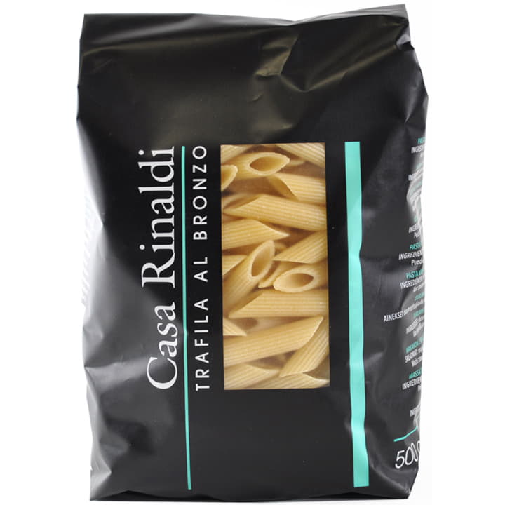 Паста Пенне Ригате TRAFILA AL BRONZO Casa Rinaldi 500 г Santreyd 12191 - Вид №1