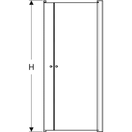 500.946.00.5 Угловая душевая перегородка IDO Showerama 10-4 Geberit  - Вид №3