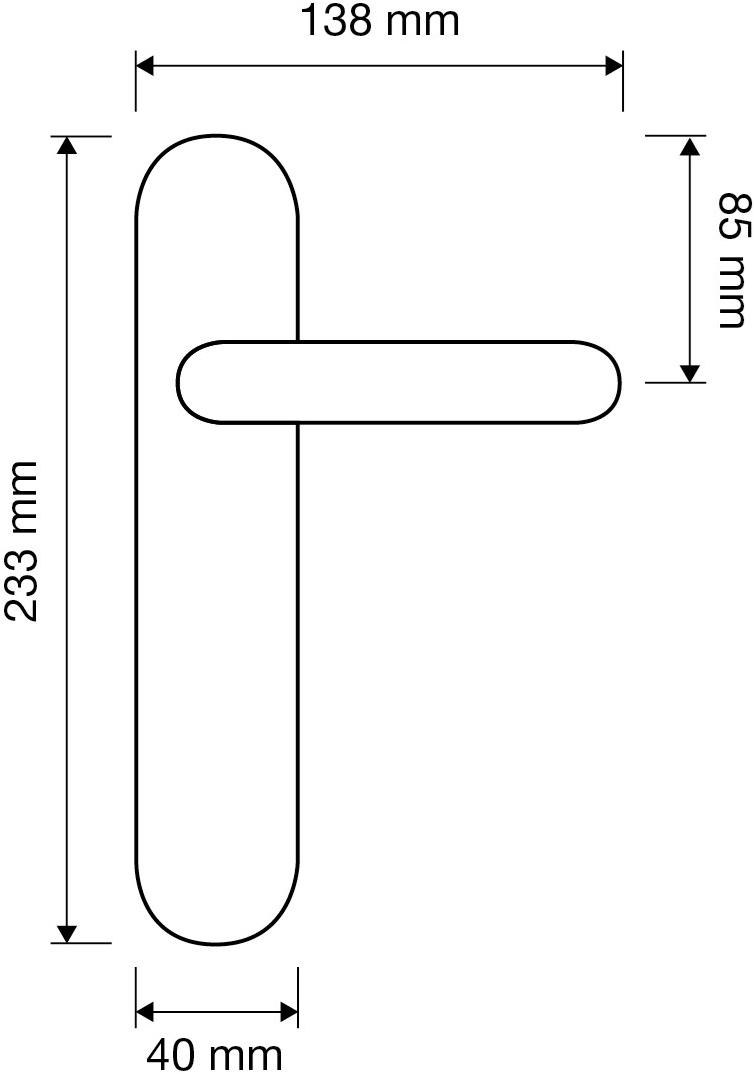 LINEA CALI' Металлическая ручка в классическом стиле на пластине Brixia zincral sun-id-1376090 - Вид №3