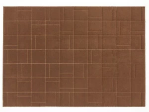 Casalis Однотонный прямоугольный ковер из шерсти