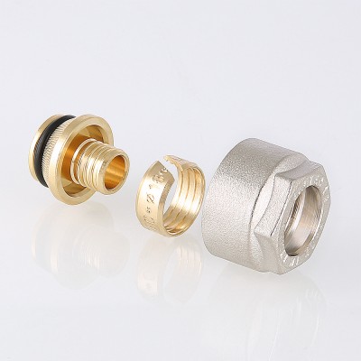 VT.4410.NE.1622 Фитинг коллекторный для пластиковой трубы Valtec 16 (2,2) мм х 3/4"  - Вид №5