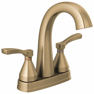 25775-CZMPU-DST Смеситель для ванной комнаты с двумя ручками Delta Faucet Stryke Шампанское бронза