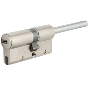 Цилиндр Cisa AP4S 0P3S7-12.12, 35x10x25 мм, ключ/шток, цвет никель, без вертушки