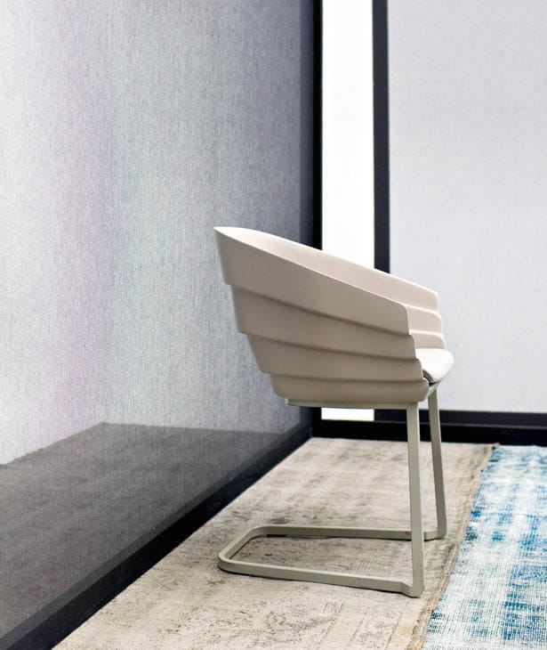 Полиуретановый консольный штабелируемый стул MOROSO Rift ARCH-00146210 - Вид №8