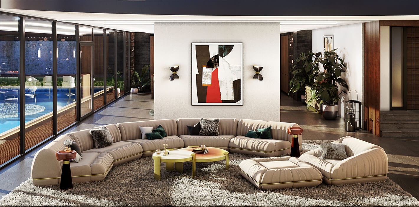 Тканевое кресло с подлокотниками Essential Home Xenox ARCH-00107982 - Вид №3