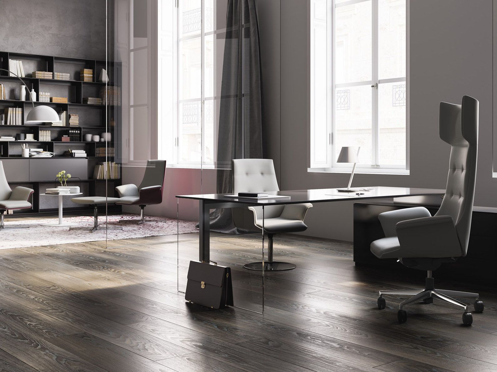 5-спицевое офисное кресло с высокой спинкой SITLOSOPHY® Maxima ARCH-00087116 - Вид №2