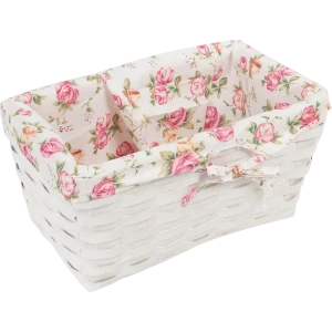 Корзина плетёная Стружки 27x16x13 см 5.6 л дерево цвет белый 82403714 STLM-2004700