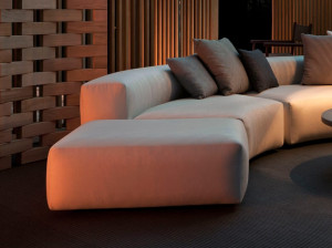 Ткань съемный сад пуфик