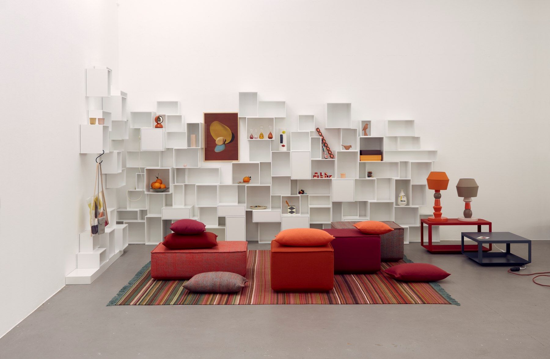 Модульный квадратный пуф из ткани Cubit by Mymito ARCH-00073733 - Вид №38