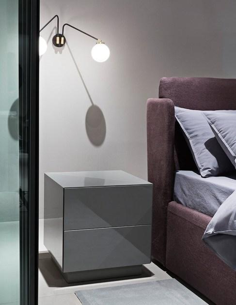 Meridiani Прикроватная тумбочка из лакированной древесины с ящиками sun-id-1414250 - Вид №2