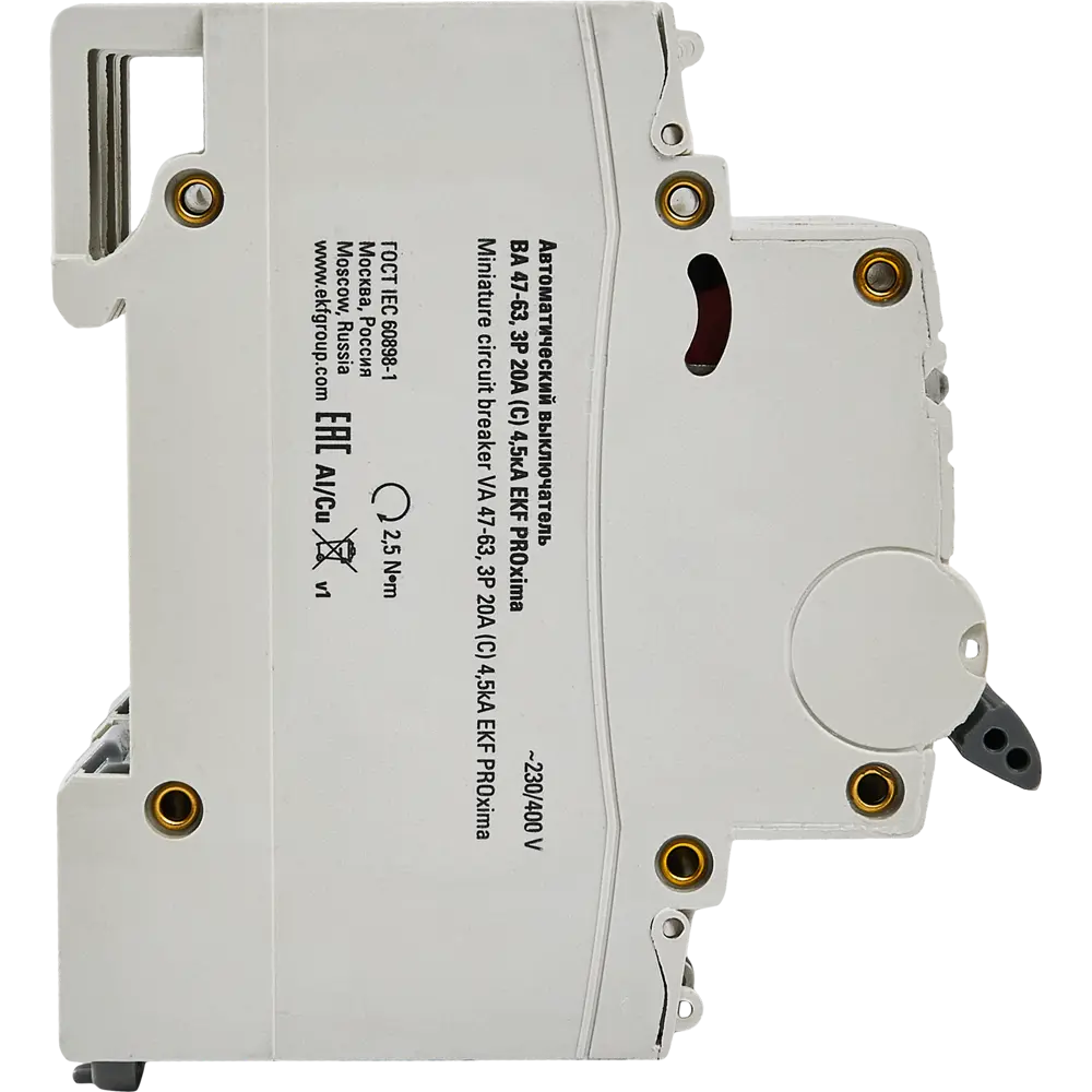 Автоматический выключатель EKF ВА47-63 для защиты электросетей 82421305 STLM-1113706 - Вид №3