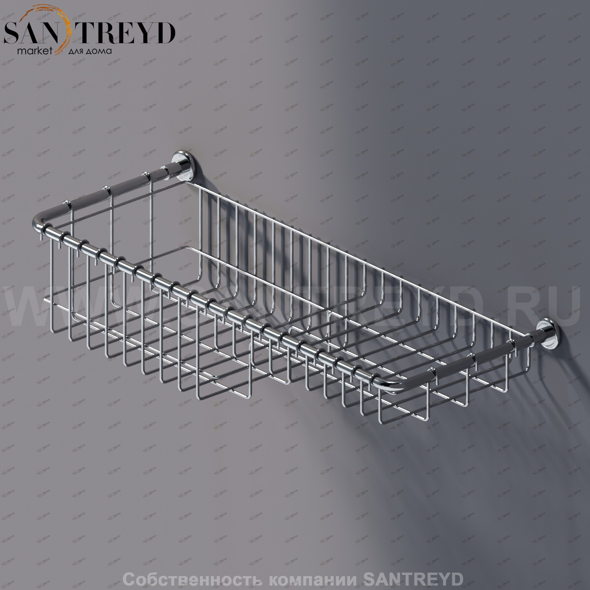 Agape O Сетчатая полка хромированная AFER0891A Аксессуары O