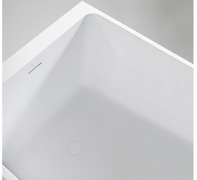 Blu Bathworks® Прямоугольная ванна синего цвета ∙ stone ™ Metrix Bt0102.01 - Вид №2