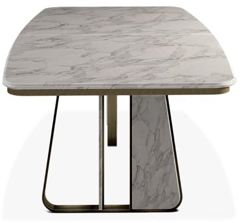 Porustudio Прямоугольный обеденный стол из каррарского мрамора sun-id-1508111 - Вид №1