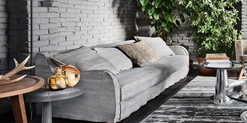 Gervasoni 3-х местный тканевый диван Next / spin sun-id-1451129 - Вид №1