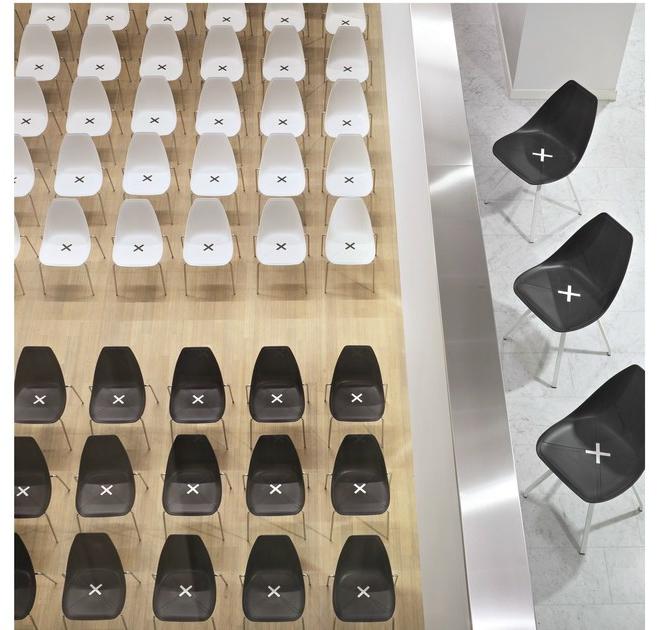 ALMA DESIGN Штабелируемый стул из полипропилена X chair 1080 - Вид №5