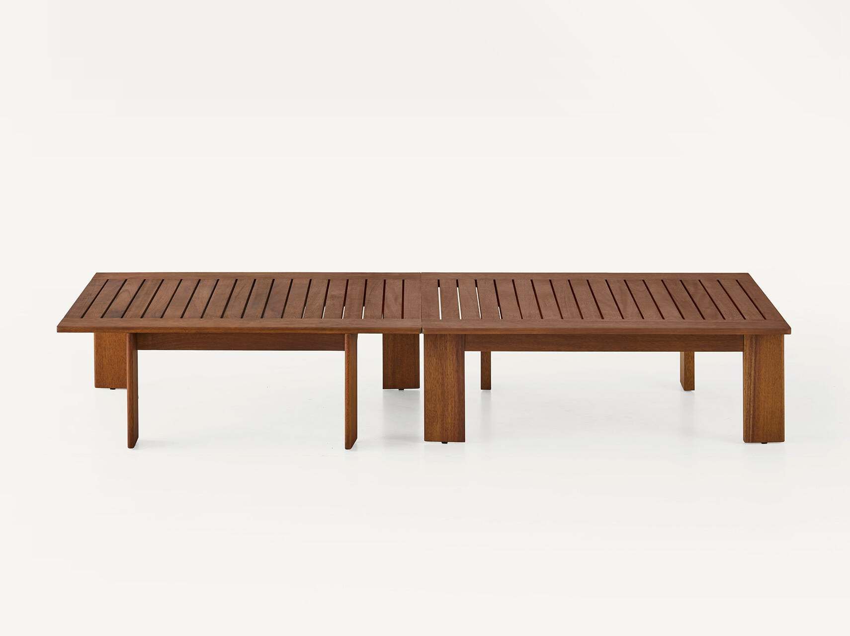 Низкий деревянный журнальный столик BassamFellows Rail ARCH-00123697 - Вид №4