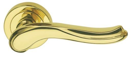 Pasini Ручка из латуни на розетке Laura liscia 0300  - Вид №2
