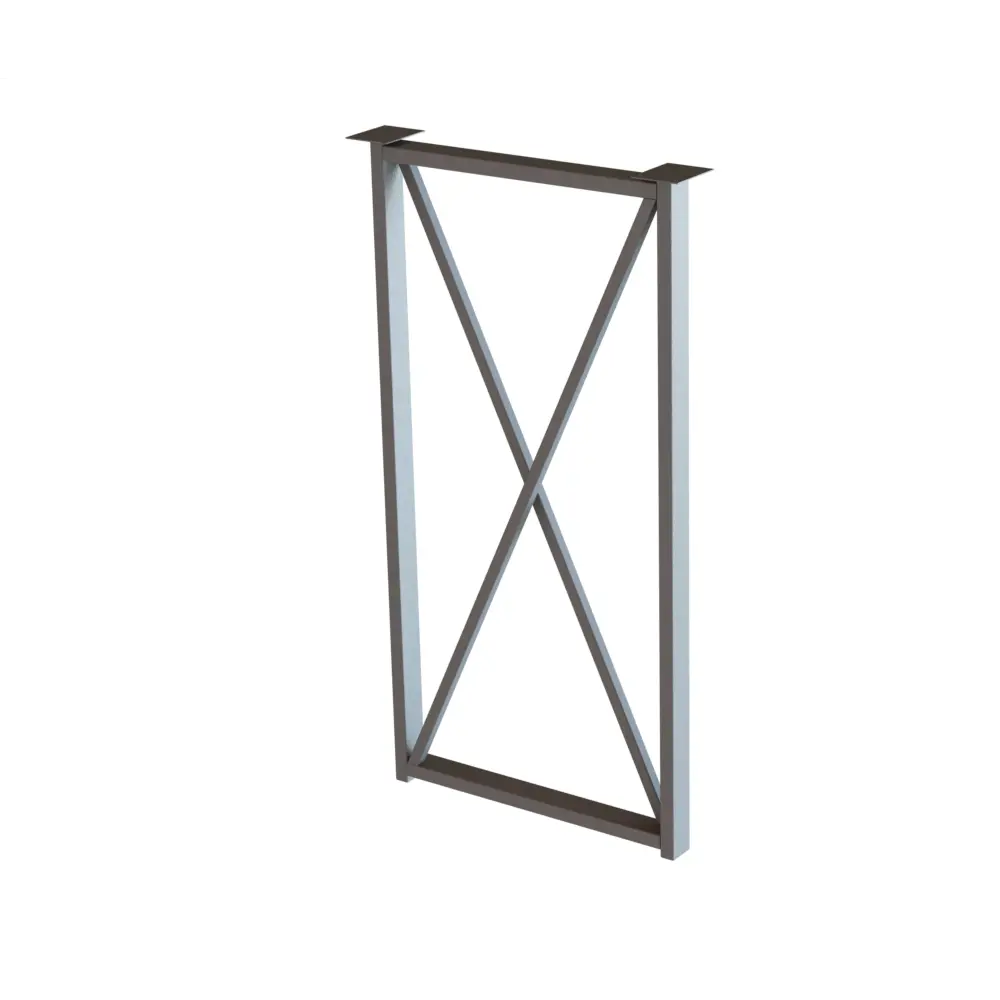 Подстолье барное Лофт 110 см металл цвет белый METALLCART STLM-2005486