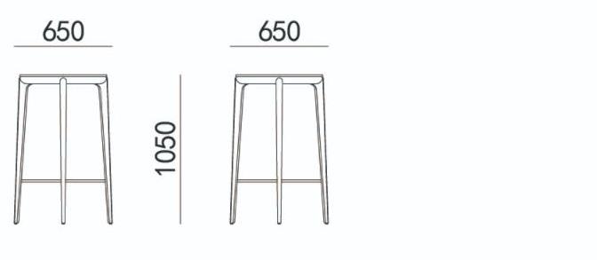 HC28 Cosmo Круглый высокий стол из мрамора калакатта Oskar J18 - Вид №2
