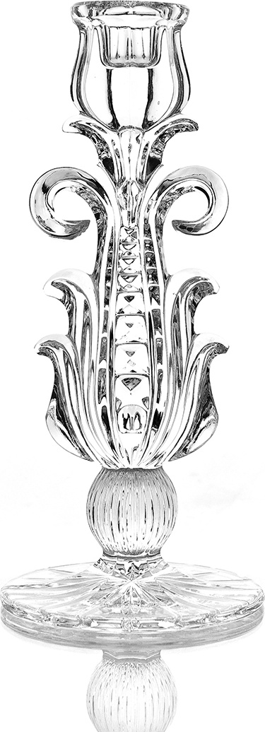 10635917 Гусевской Хрустальный Завод им. Мальцова Подсвечник "Хрустальный цветок" Хрусталь 