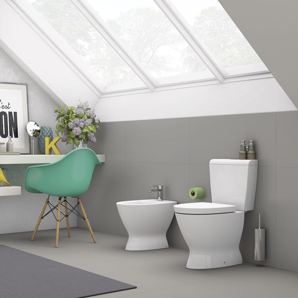 Набор Sanitana компакт KAPA: чаша + сливной бачок + крышка c механизмом (микролифт) S10078523300000;S10078866600000;TN80001962600000 - Вид №4