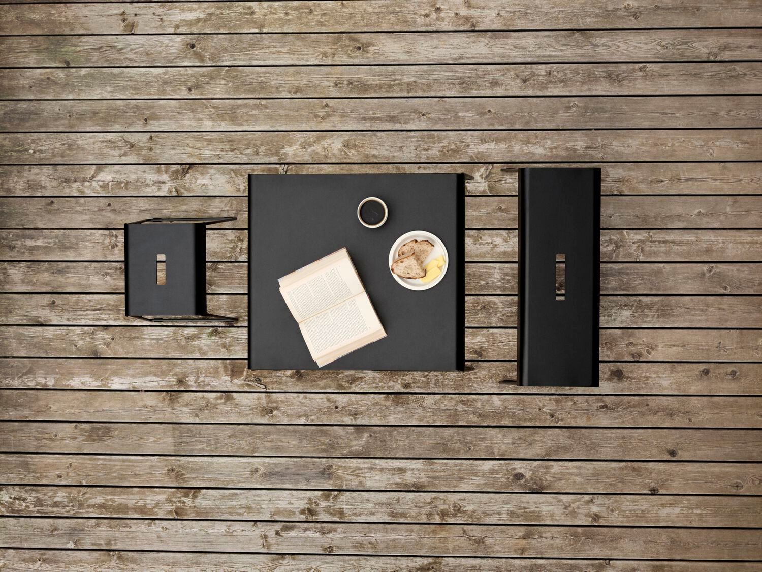 Прямоугольный стальной стол с порошковым покрытием ZONE DENMARK A-Collection ARCH-00101673 - Вид №2