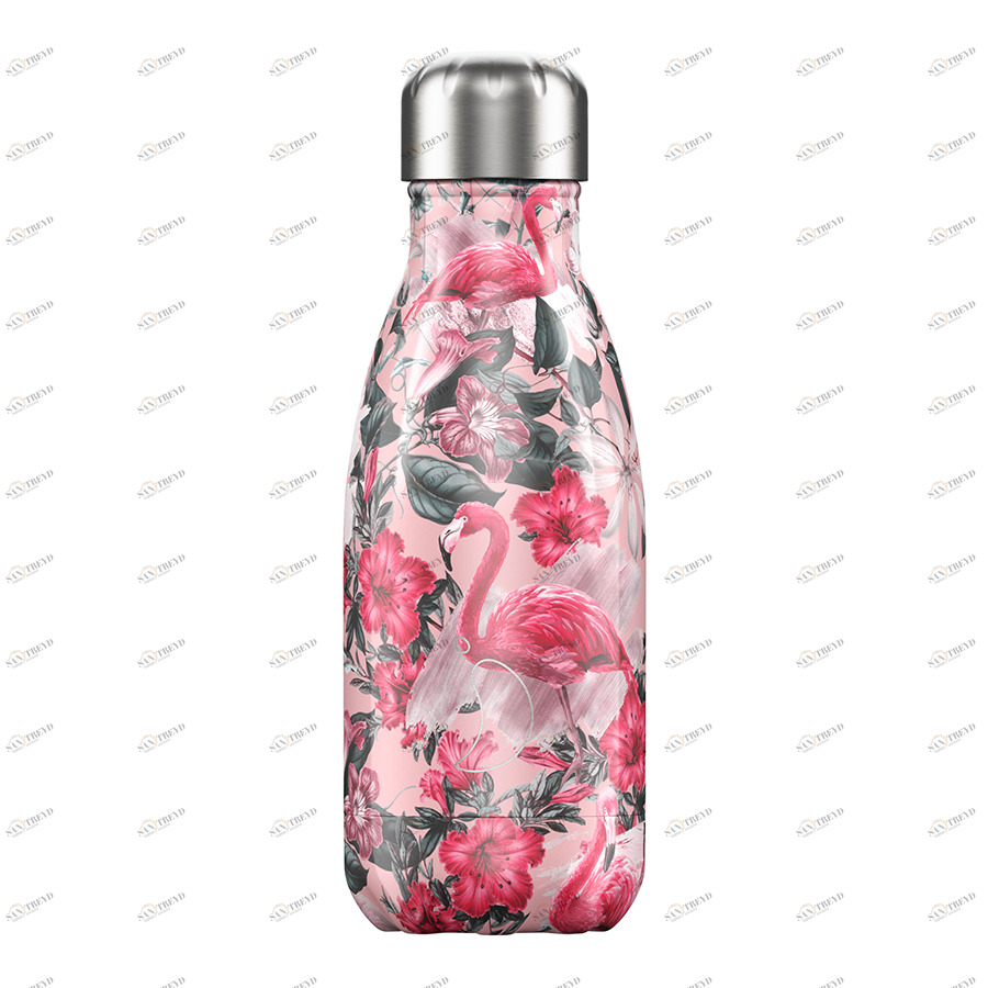 Термос 260 мл розовый Tropical Flamingo CHILLY'S BOTTLES ДИЗАЙНЕРСКИЕ 00-3948032 Розовый 