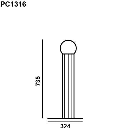 Светодиодный торшер из выдувного стекла и металла BROKIS Prisma ARCH-00031038 - Вид №22