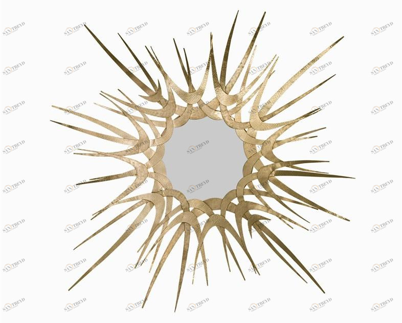 KOKET Зеркало из латуни с настенной рамой sun-id-1354949