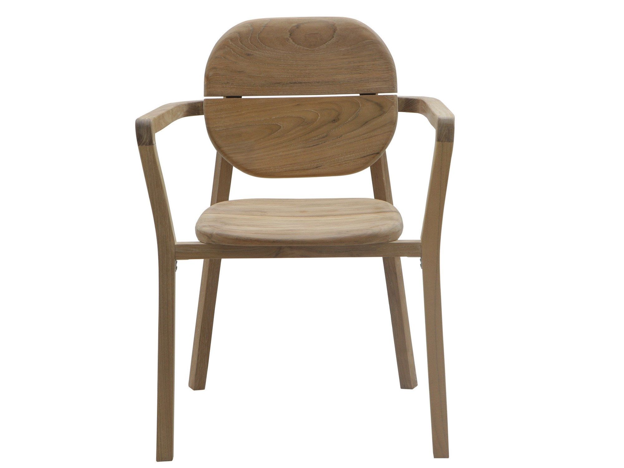 Твердый деревянный садовый стул с подлокотниками Il Giardino di Legno ARCH-00141467