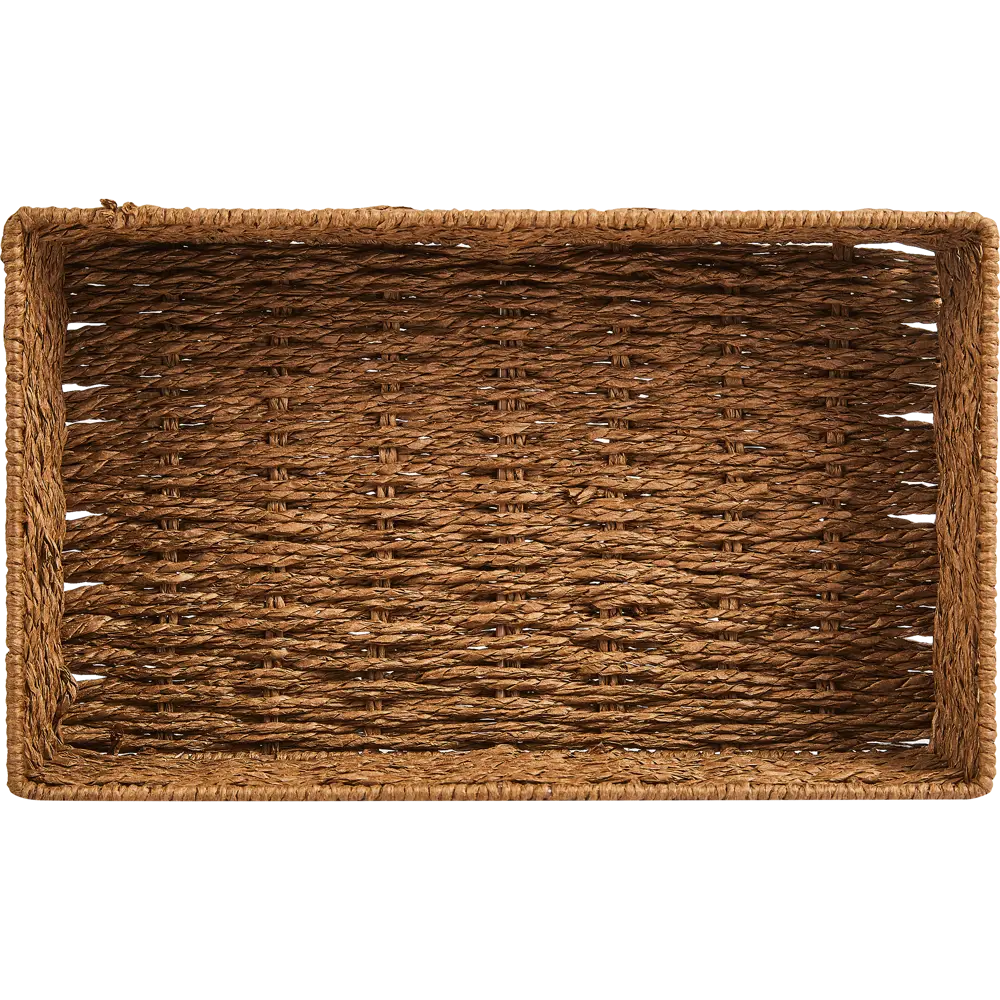 Корзина для хранения 30x8x18 см бумага цвет коричневый SPACEO Kub STLM-2098334 - Вид №2