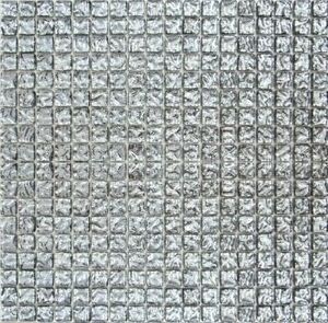628 мозаика моно платина 300х300 чип 15х15 (кор 0,54м/6шт/0,09м)