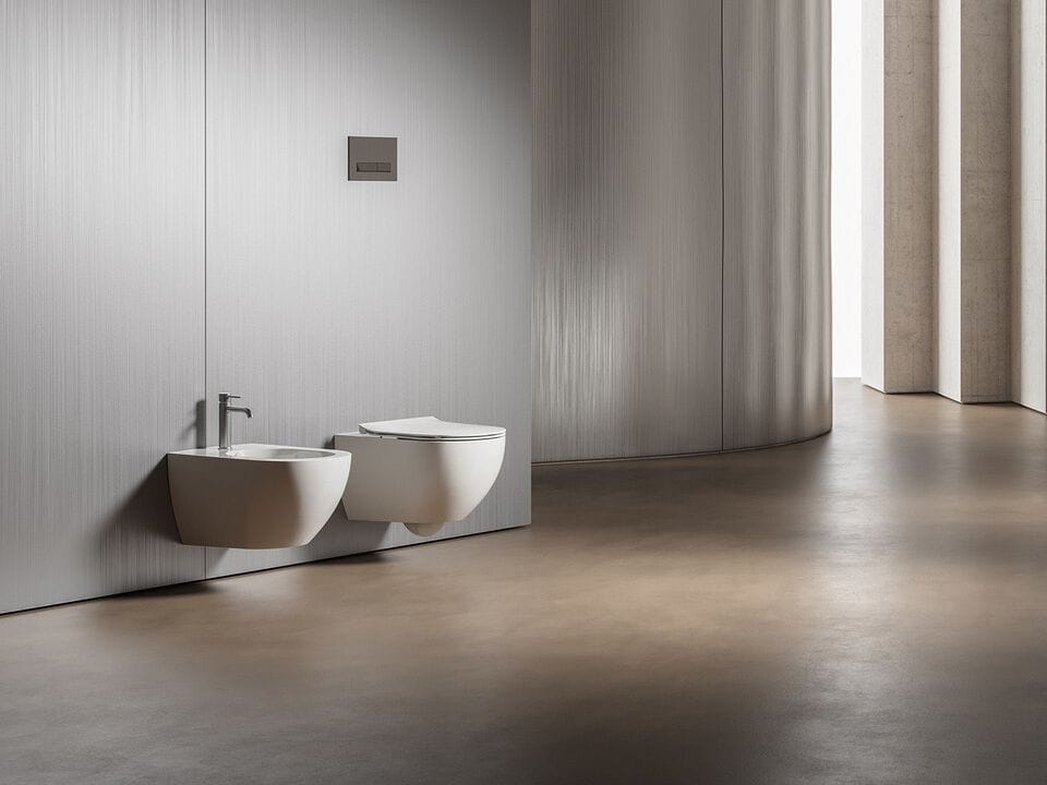 Керамический подвесной туалет без бриды Hatria Centrica ARCH-00152136