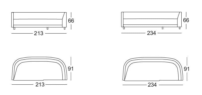 Кожаный диван Rolf Benz Rolf Benz 005 ONDA ARCH-00151180 - Вид №2