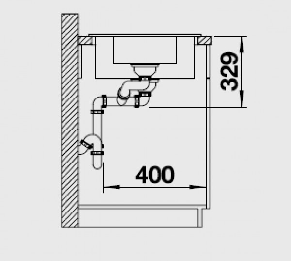 522212 Кухонная мойка Blanco Legra 6 S кофе  Blanco Legra Кофе - Вид №3