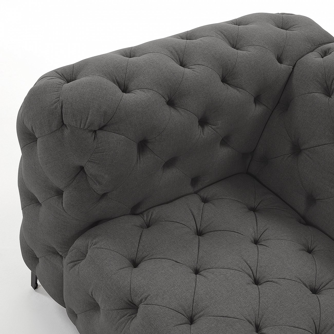 Диван Maisha трехместный темно-серый от La Forma LA FORMA ДИЗАЙНЕРСКИЕ 288904 Серый  - Вид №3