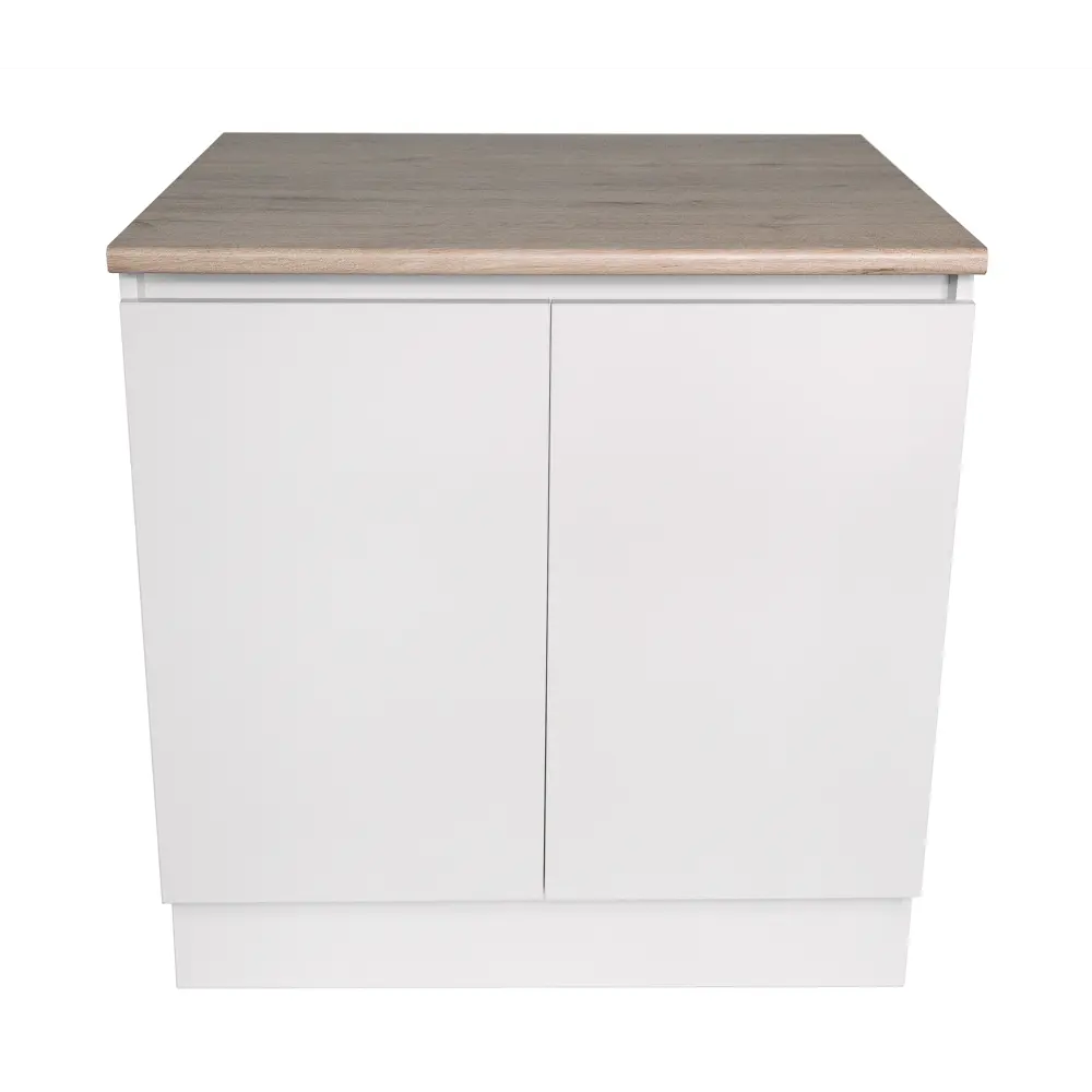 Кухонный шкаф напольный Миус 80x85x60 см ЛДСП цвет белый Santreyd STLM-2094121 - Вид №1