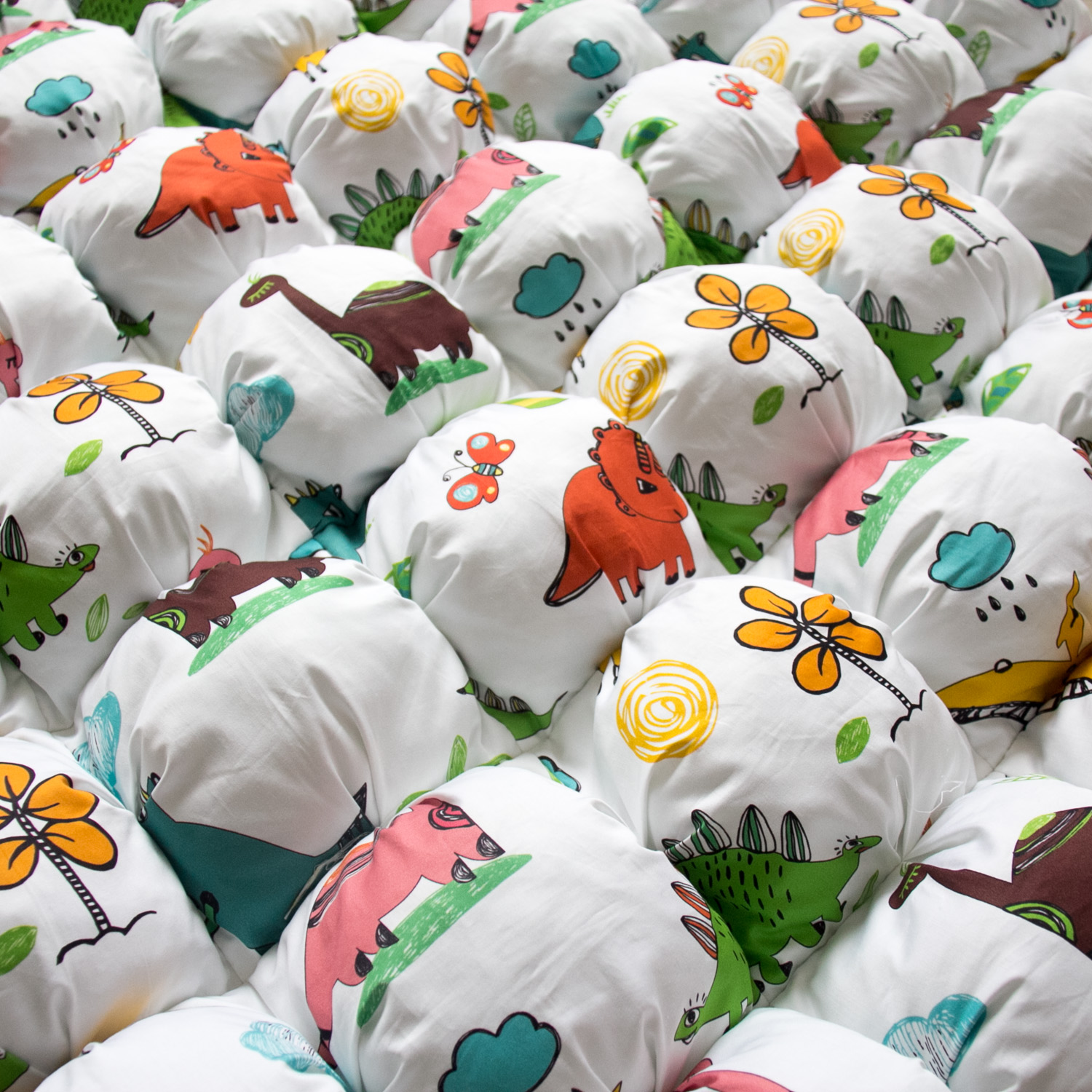 Коврик Бомбон для вигвама Dino VAMVIGVAM DINO 281579 Красный;желтый;зеленый Santreyd - Вид №2