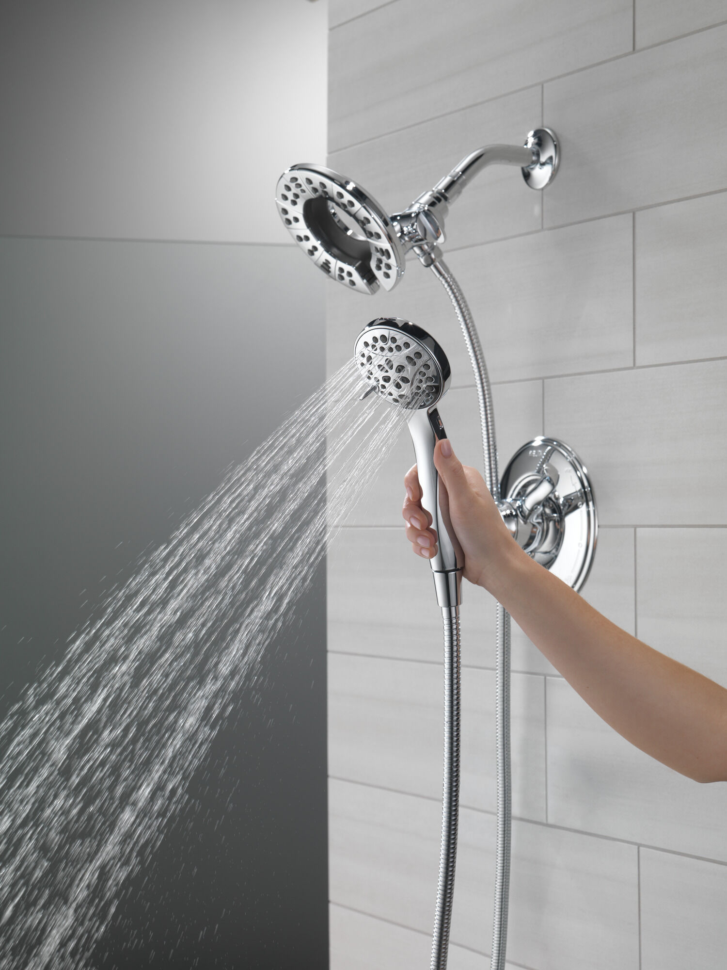 T17294-I Облицовка для душа Monitor® серии 17 с In2ition® Delta Faucet Linden Хром  - Вид №4