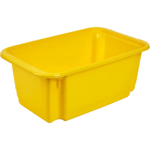 Корзина для игрушек Пиколо 48x30.2x18.5 см 18.3 л пластик без крышки цвет жёлтый